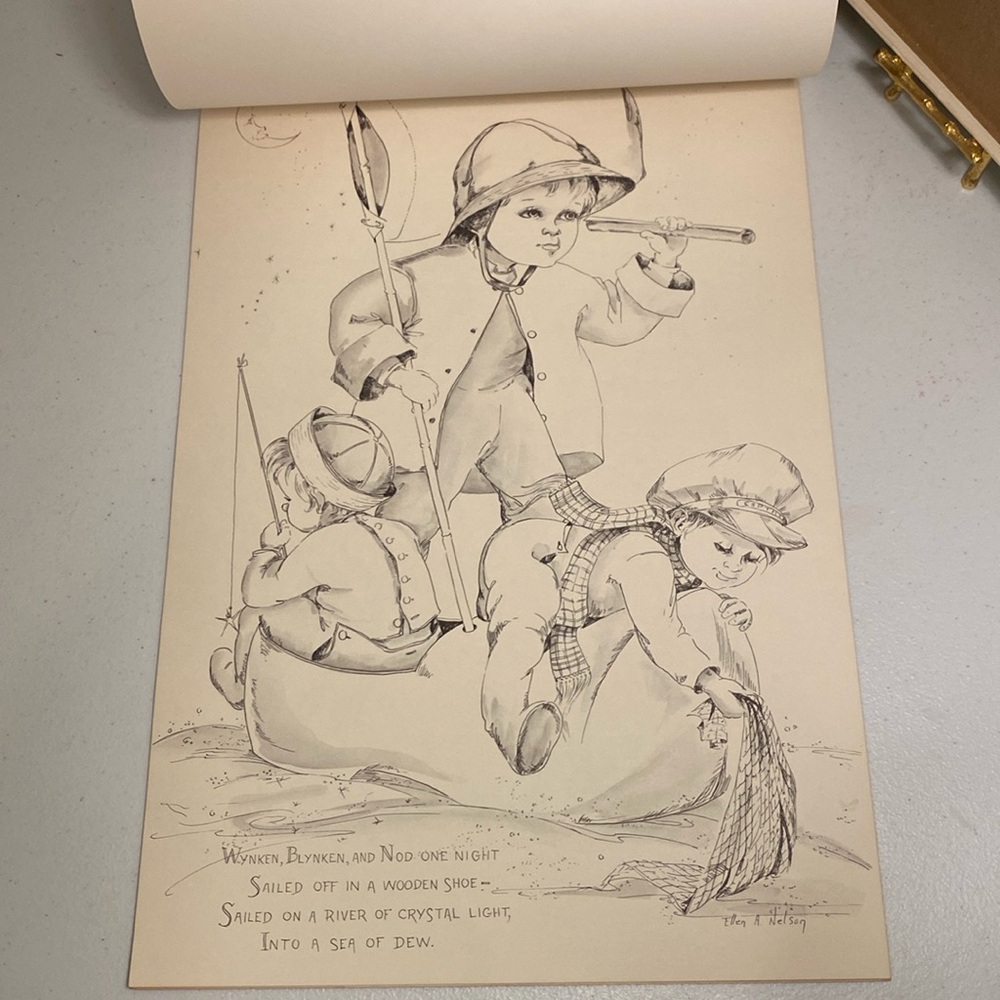 Vintage Red Farm Studio Kim’s Childhood Memories Coloring Book - Picture 7 of 13